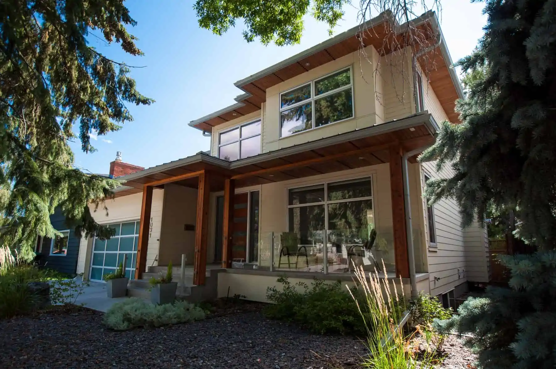 Traditional home design in Calgary