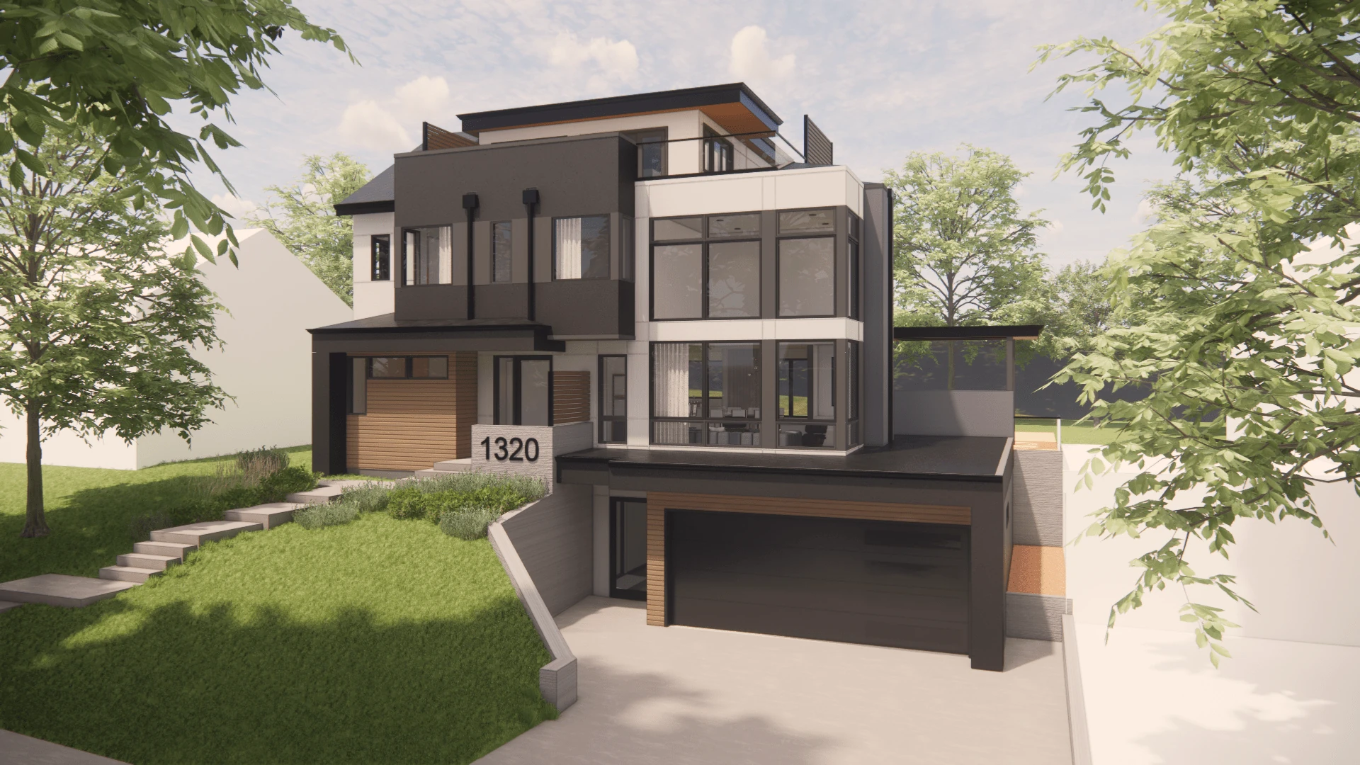 Contemporary home designs in Alberta