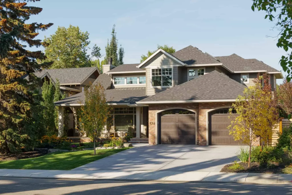 A traditional custom home design in Calgary.