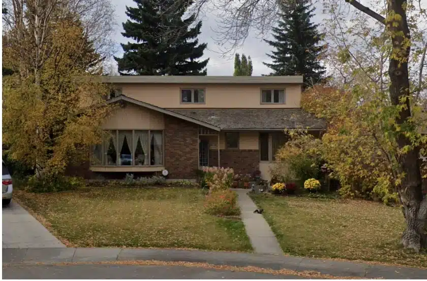 An existing property in Calgary.