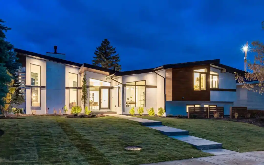 A finished renovation of a home in Calgary.
