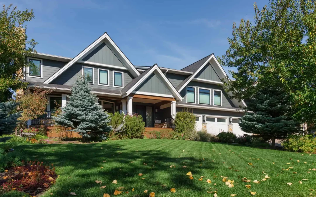 The front entrance of a renovated home in Lake Bonavista.